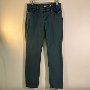 Eddie Bauer Jeans Womens 14 Slightly Curvy Straight Leg Specially Dyed Denim